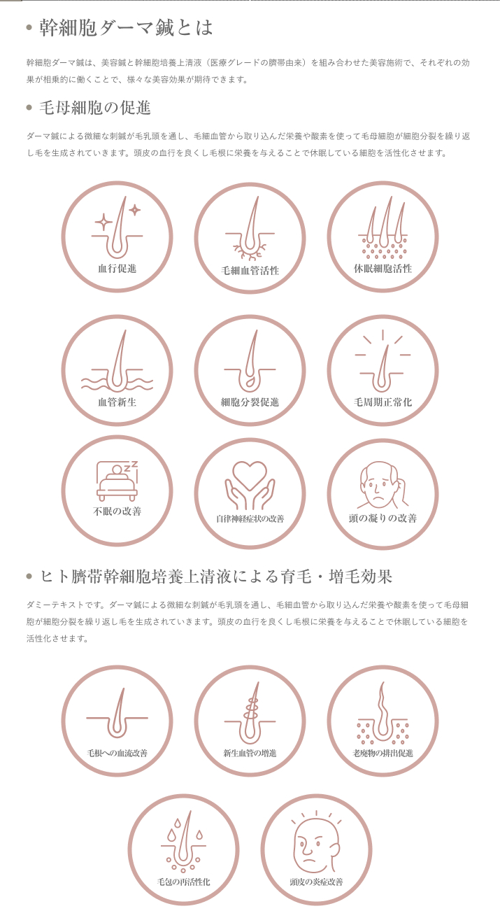 幹細胞ダーマ鍼とは